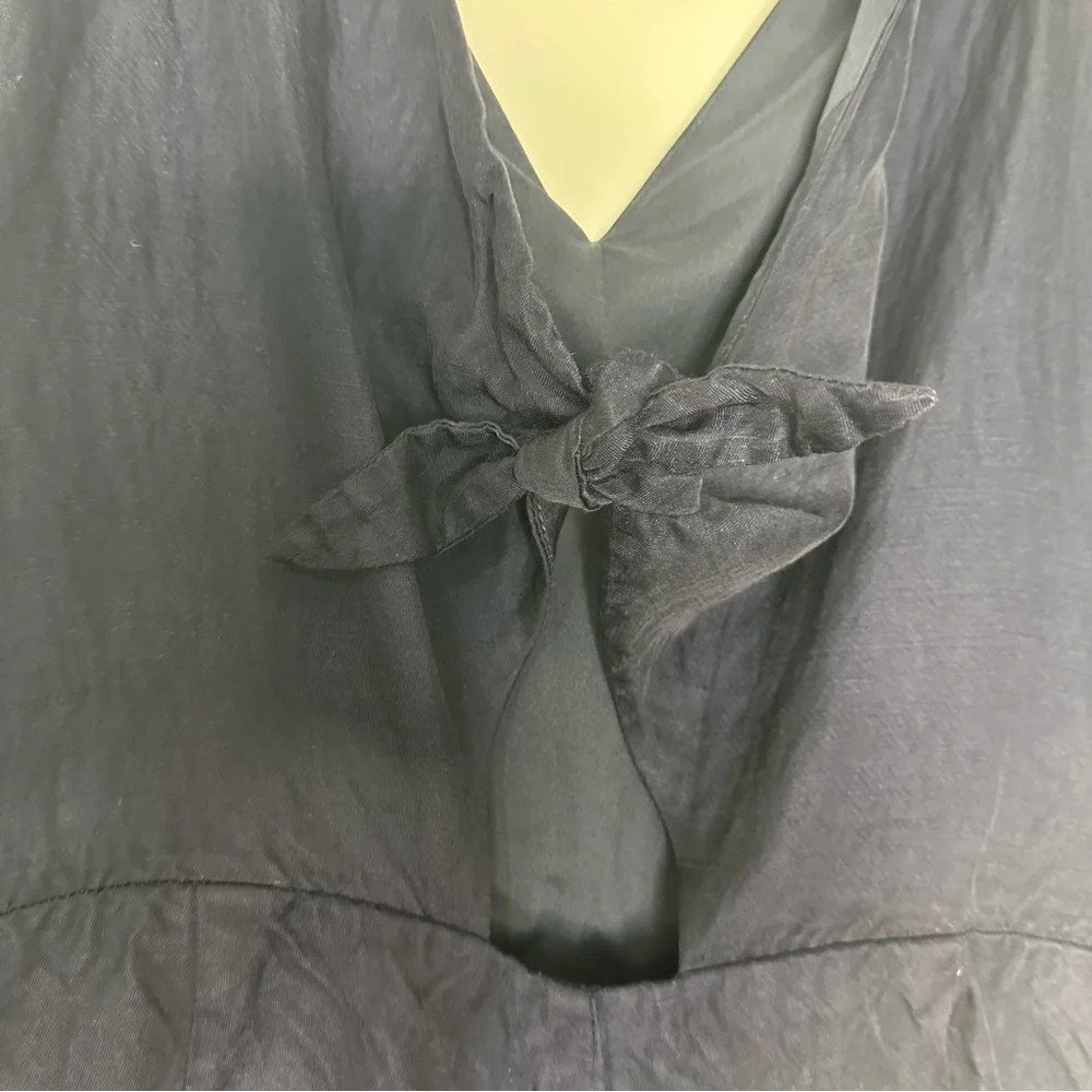 Banana Republic jumpsuit back tie linen blend - Picture 6 of 16